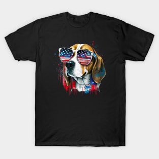 Beagle 4th of July T-Shirt